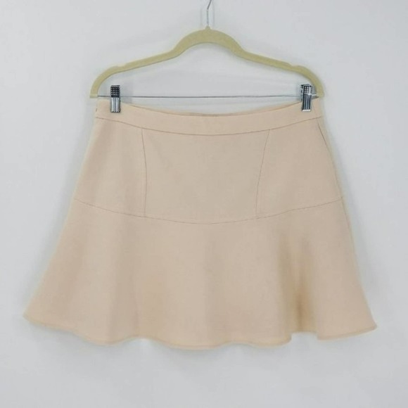 Club Monaco Women's Jenna Pretty In Pink Flare Circle Mini Skirt Pink Size 10 - Picture 3 of 7